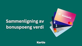 Sammenligning av bonuspoeng verdi