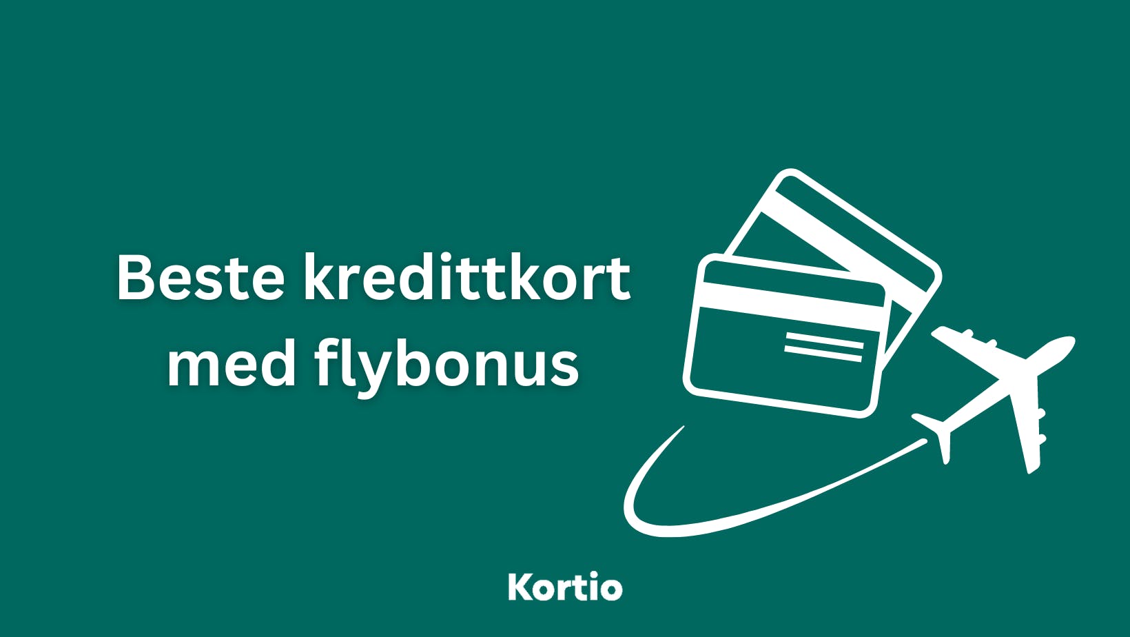 Beste kredittkort med flybonus