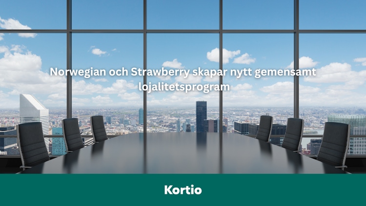Norwegian och Strawberry skapar nytt gemensamt lojalitetsprogram