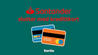 Santander slutter med kredittkort