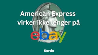 American Express virker ikke lenger på eBay