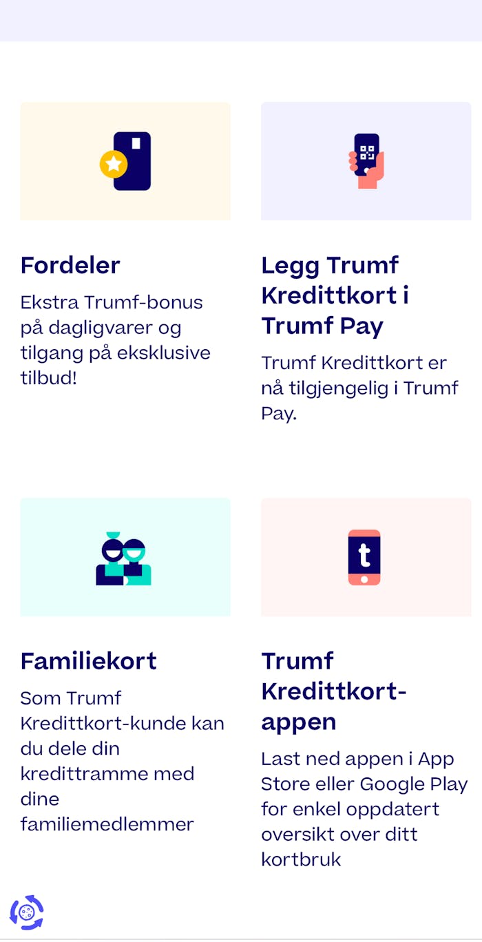 Trumf nettside