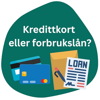 Kredittkort eller forbrukslån?