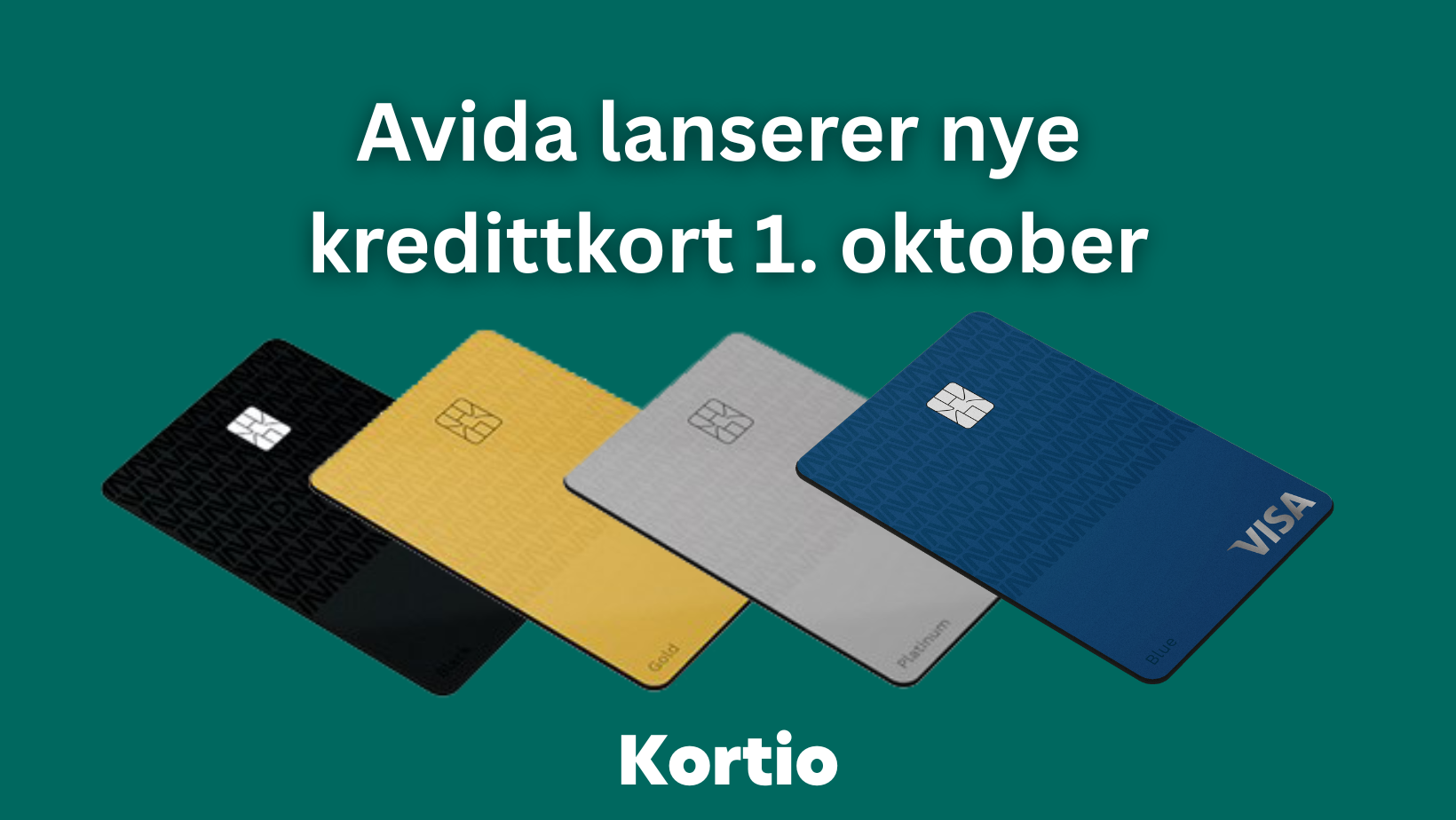 Avida lanserer nye kredittkort 1. oktober