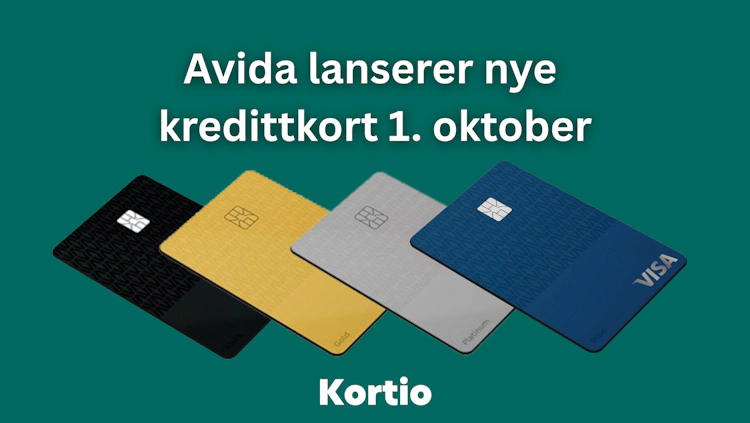 Avida lanserer nye kredittkort 1. oktober