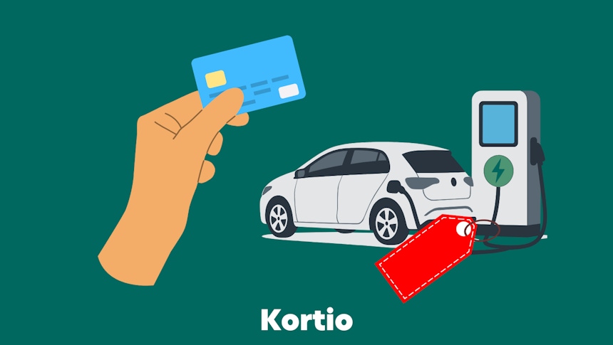 Rabatt lading elbil med kredittkort