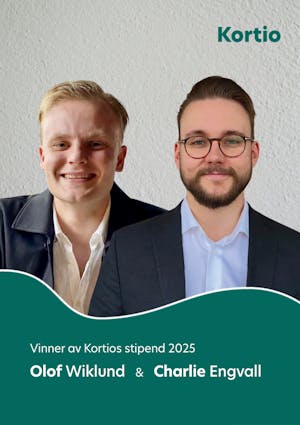 Vinnere av Kortios stipend 2025