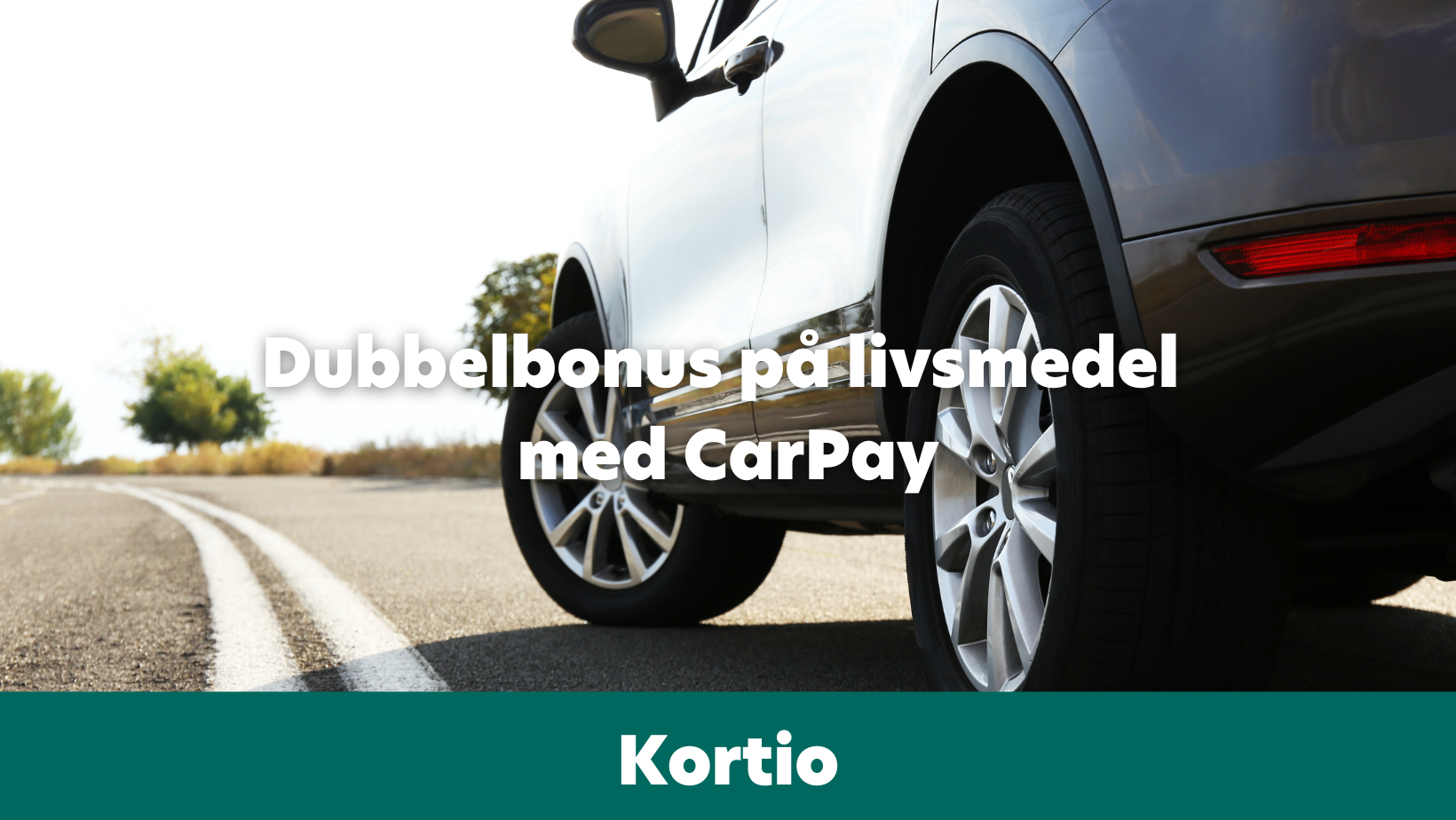 Dubbelbonus på livsmedel med CarPay