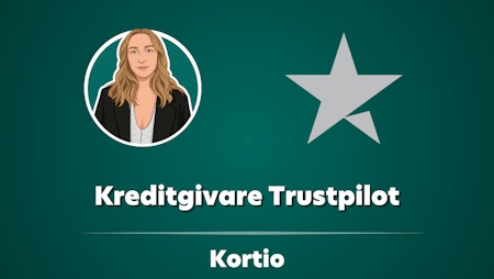 Vilken kreditgivare har bäst betyg på Trustpilot