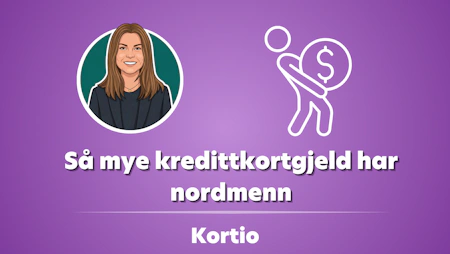 Så mye kredittkortgjeld har nordmenn