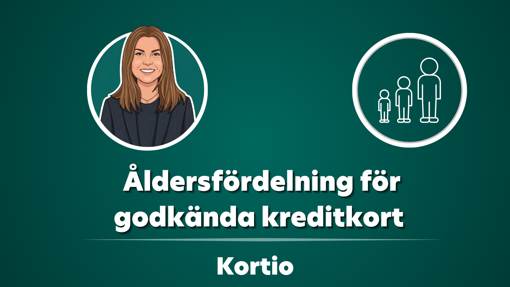Åldersfördelning för godkända kreditkort