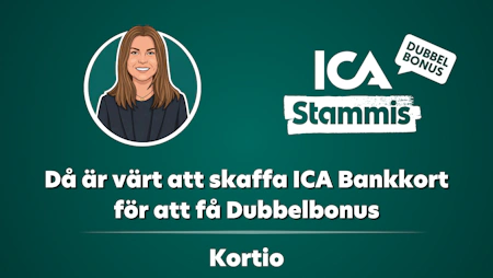 Är det ICAs Bankkort värt för Dubbelbonus?