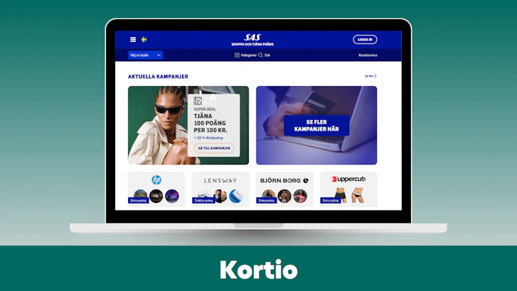 SAS Online Shopping förlänger kampanjen med Nivåpoäng