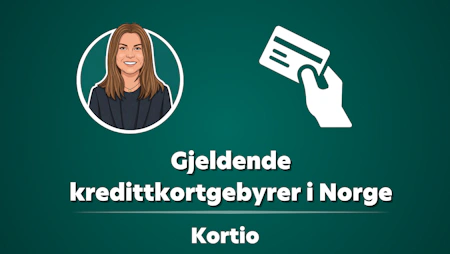 Undersøkning: Gjeldende kredittkortgebyrer