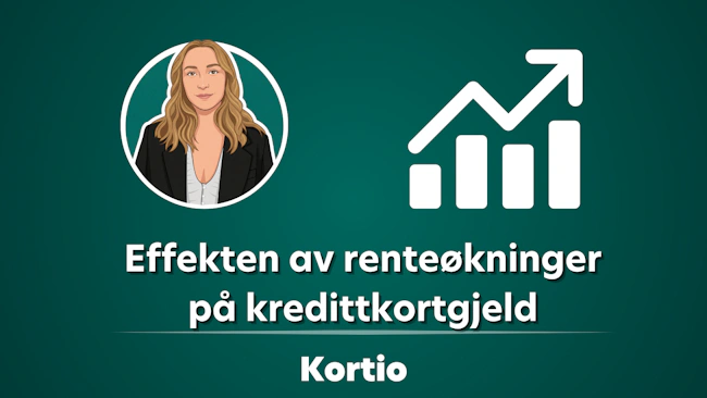 Effekten av renteøkninger på kredittkortgjeld