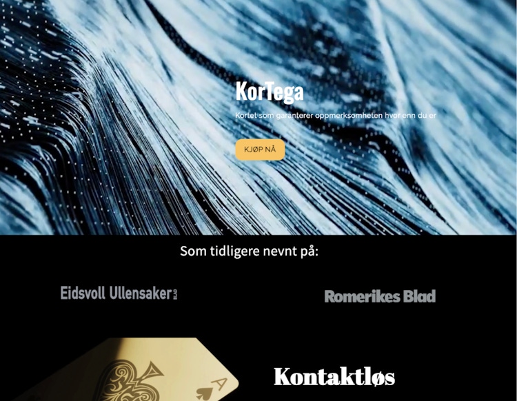 KorTega anmeldelse: Design og motta ditt unike metallkort!