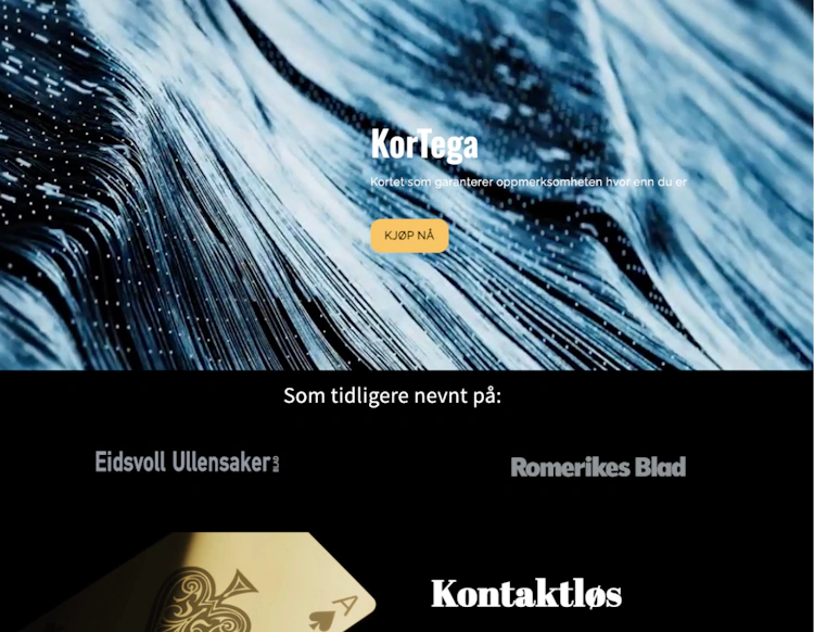 KorTega anmeldelse: Design og motta ditt unike metallkort!