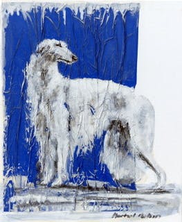 Borzoi | Dog Art | Arja Koskelo Oy