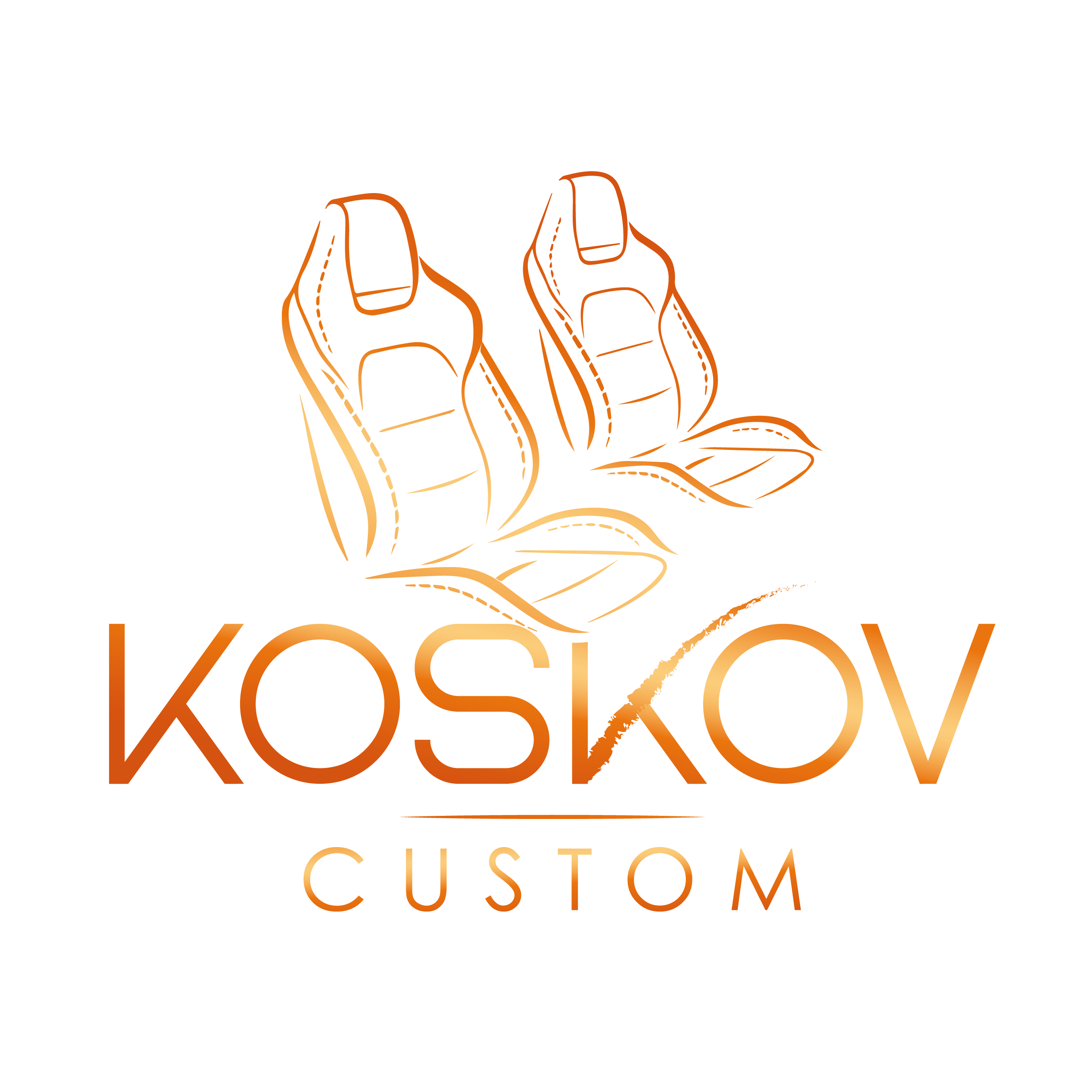 seats and KOSKOV CUSTOM text
