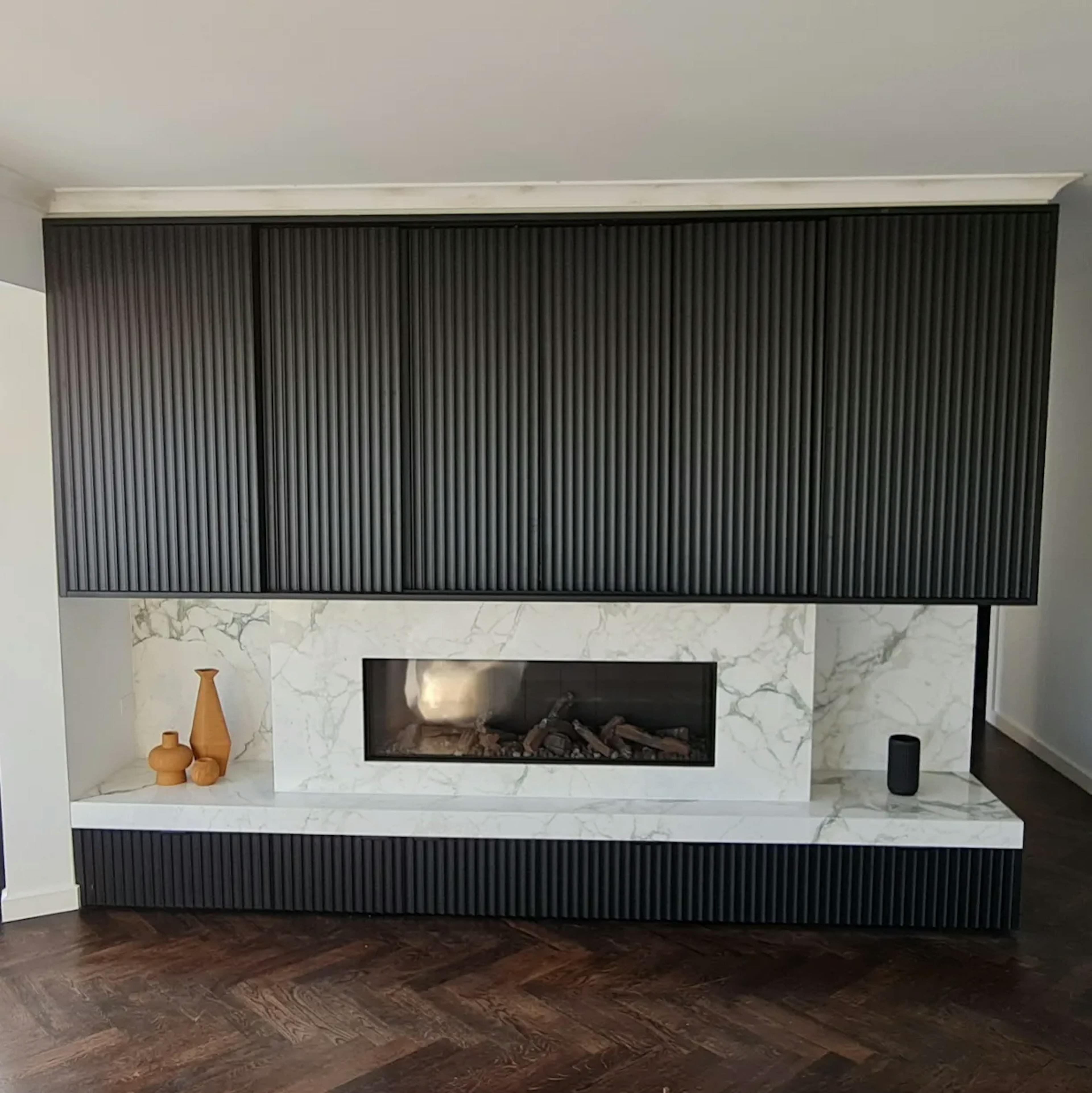 mount eliza renovation fireplace