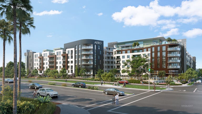 Site cleared for senior housing at 8070 Beverly Boulevard