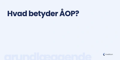 Hvad betyder ÅOP?