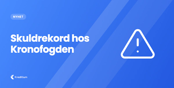 Skuldrekord hos Kronofogden