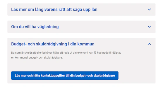 Budget- och skuldrådgivning