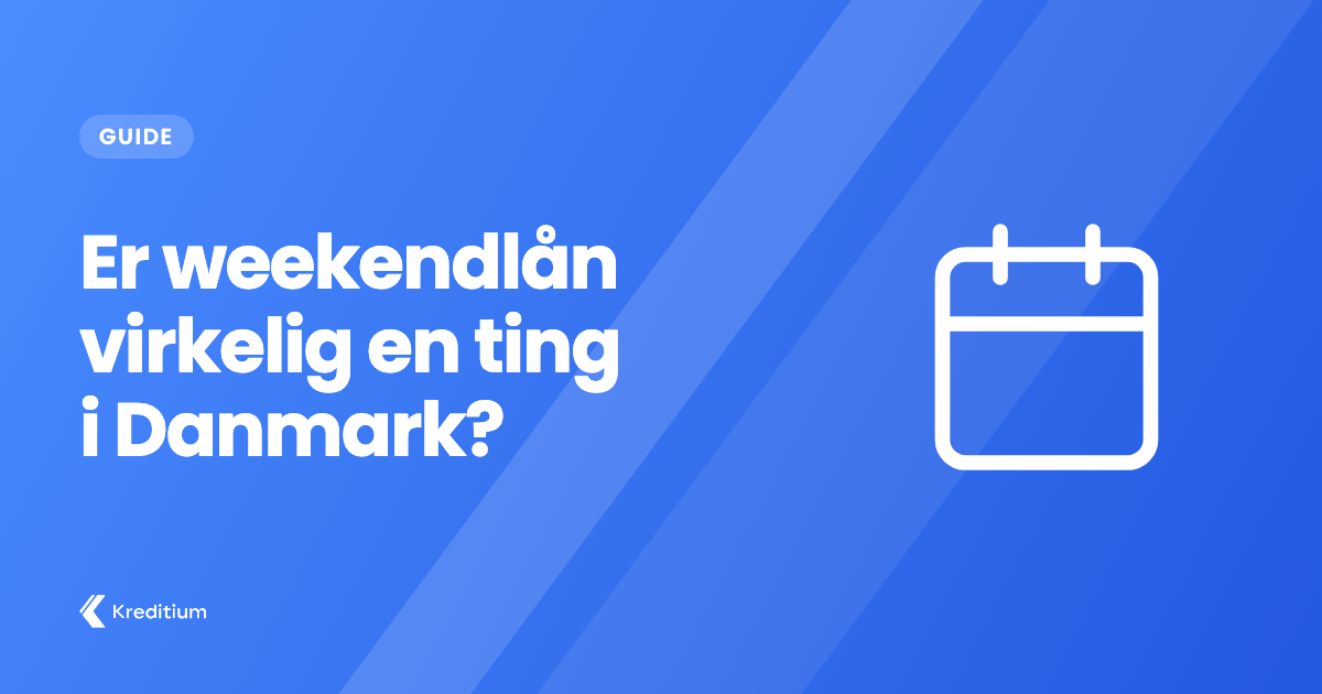 Er weekendlån virkelig en ting i Danmark?