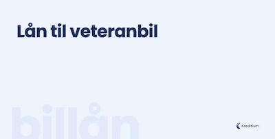 Lån til veteranbil