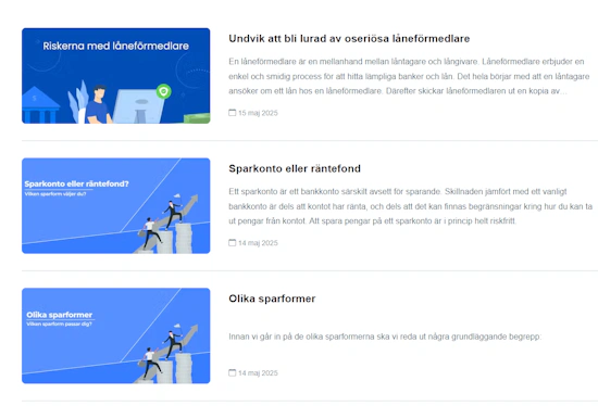 Guider på Kreditium