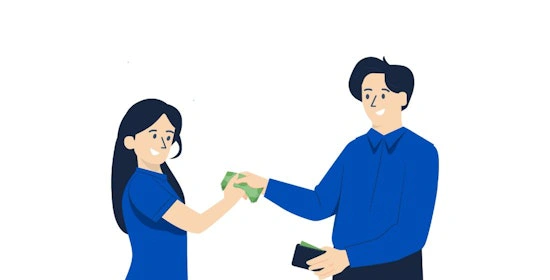 recibir dinero