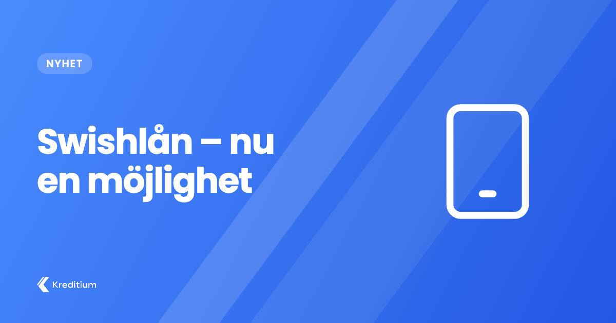 Swishlån - Nu en möjlighet