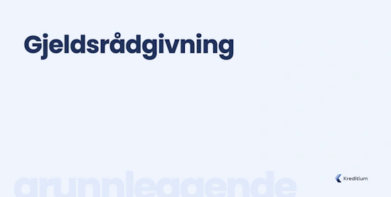 Gjeldsrådgivning