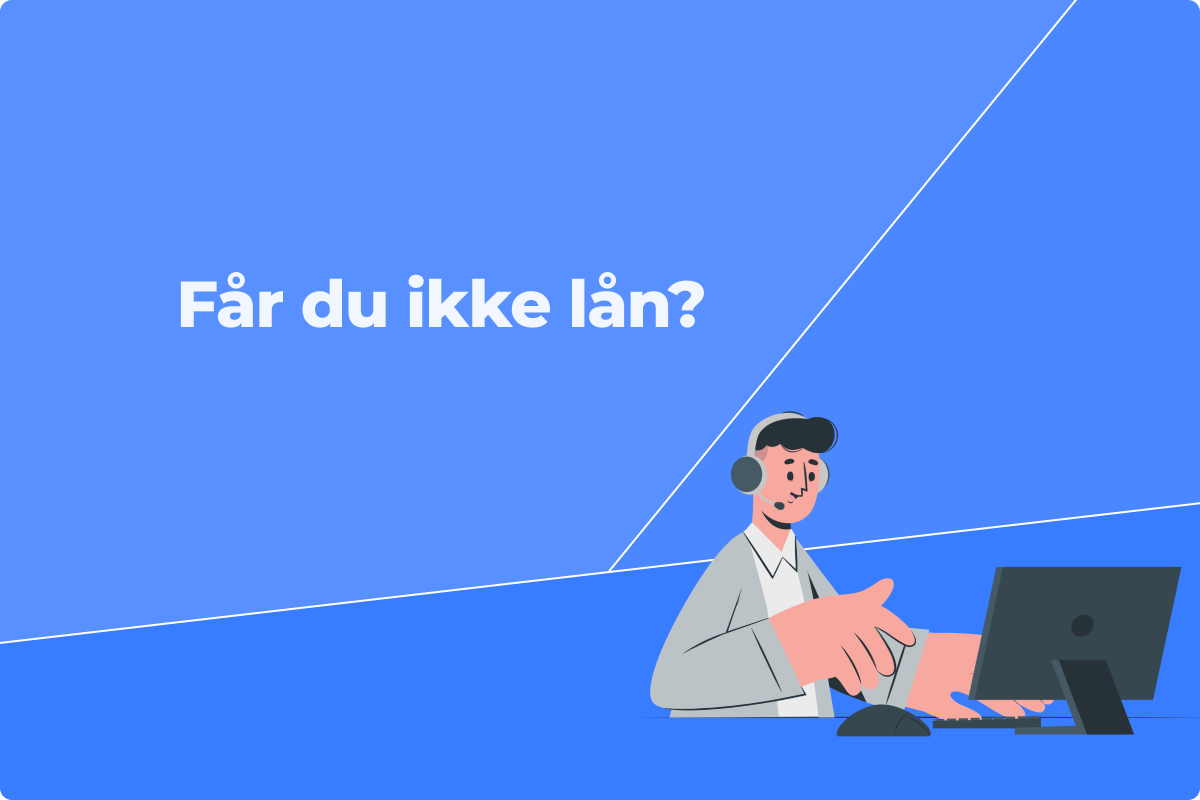 En mann som jobber med kundesupport