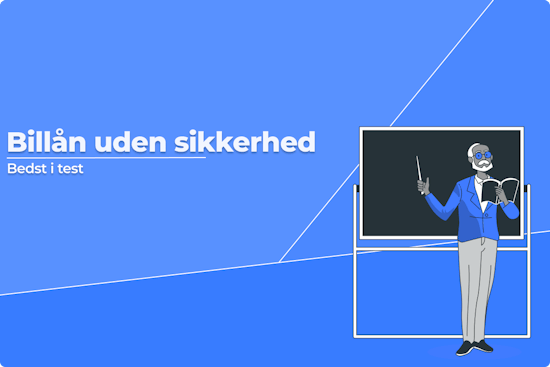 Professor med pegepind peger på sort tavle.