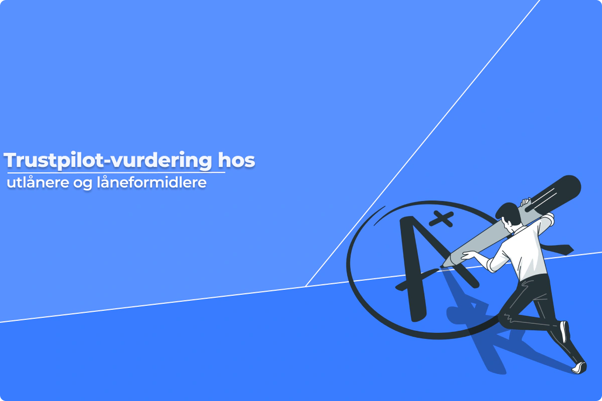 En mann som skriver A+ i karakter.