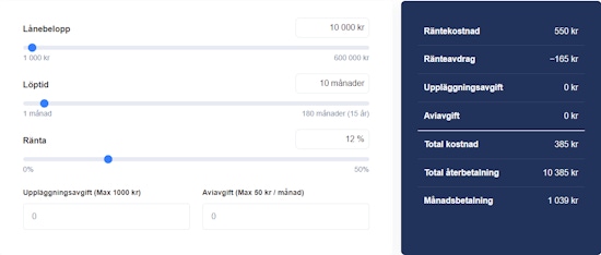 Lånekalkylator