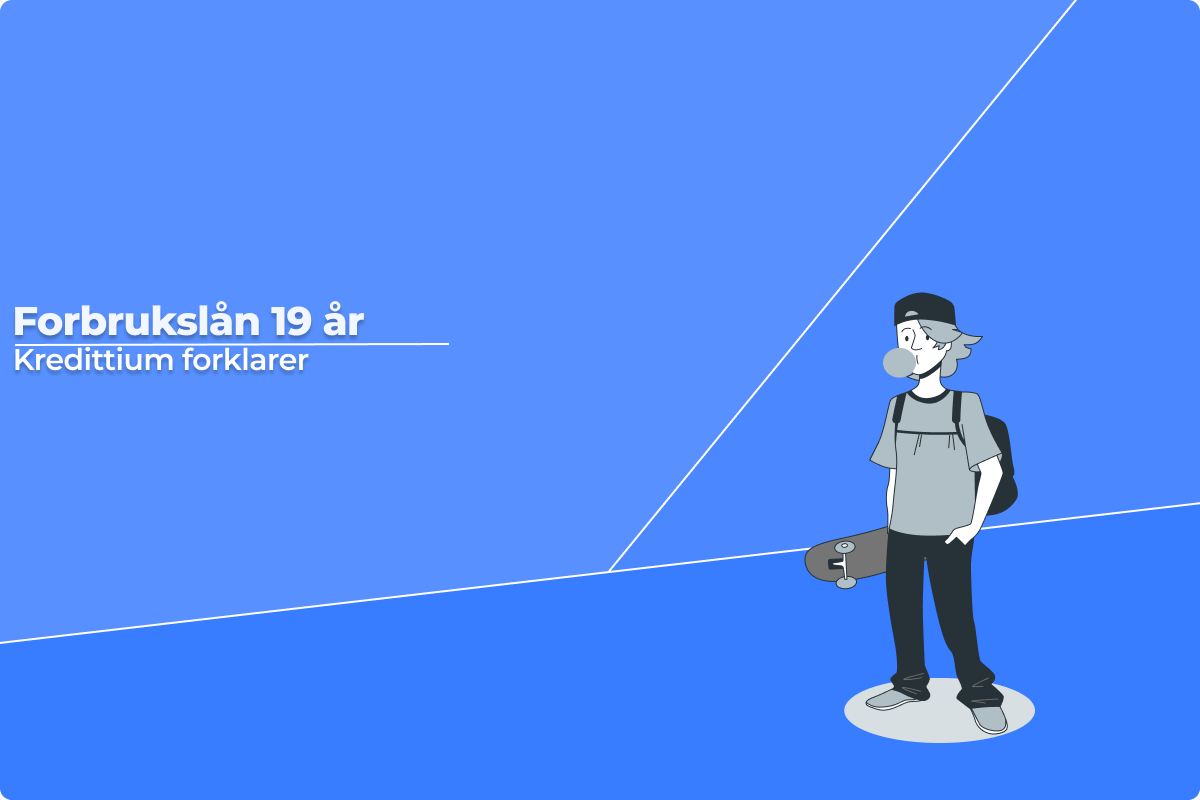 En illustrasjon av en ung mann.