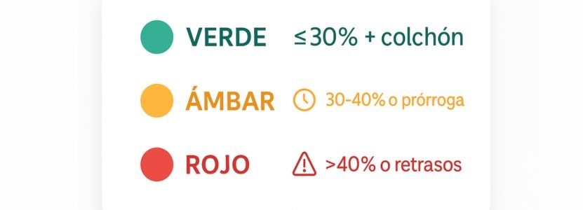 semáforo decisón préstamos