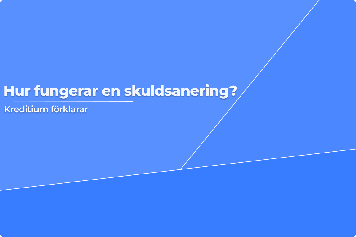 Hur fungerar en skuldsanering?