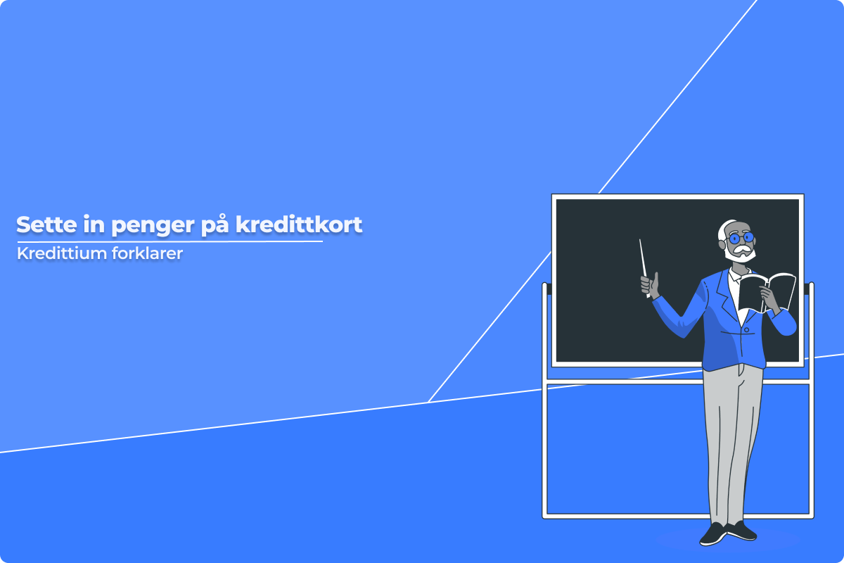 Sette in penger på kredittkort