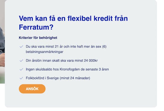 Lån med anmärkning hos Ferratum