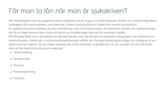 Får man låna som sjukskriven?