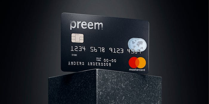 Preem Mastercard kreditkortet