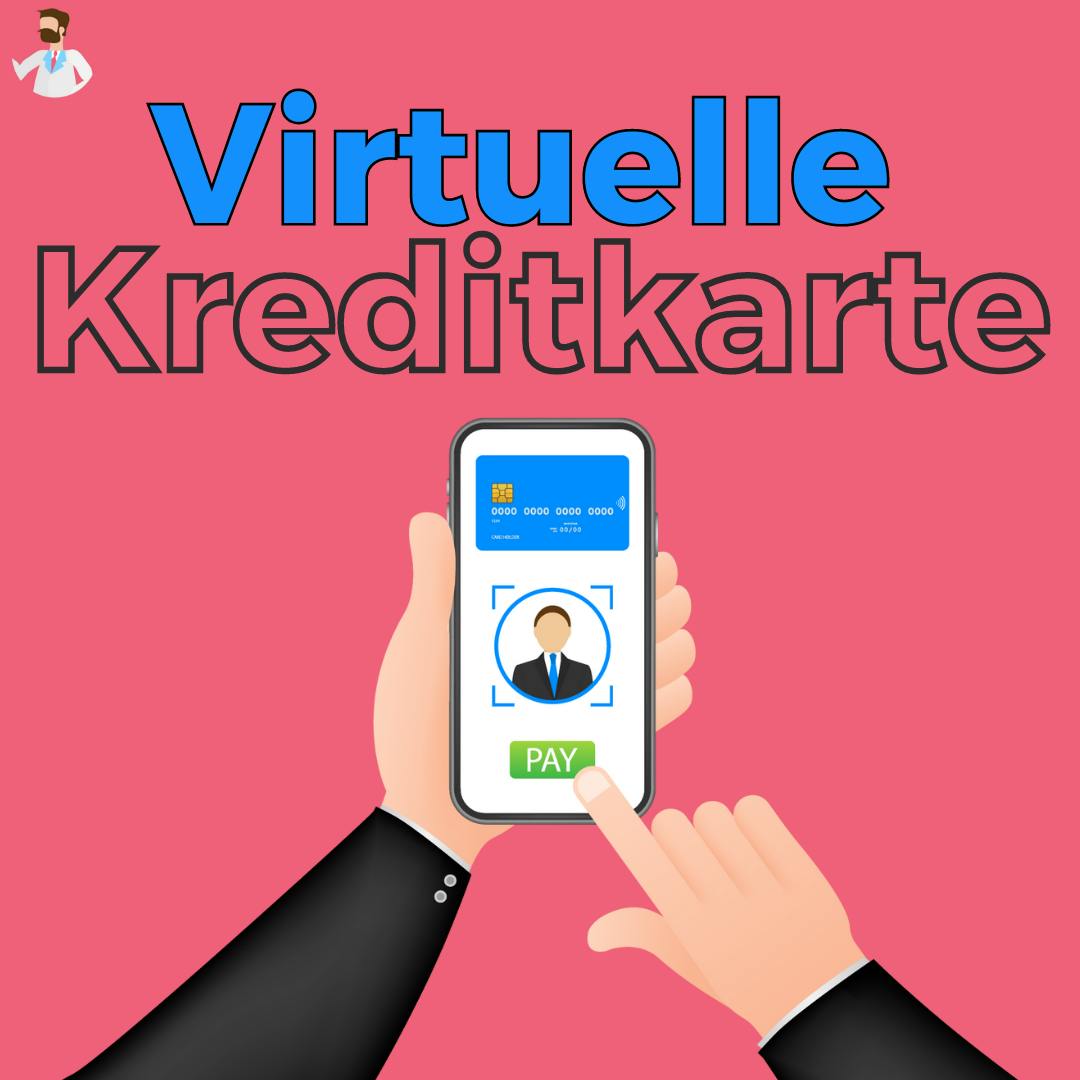 Virtuelle Kreditkarte (Illustration)