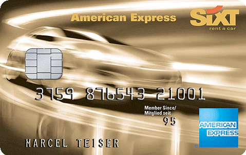 Sixt American Express Gold Card