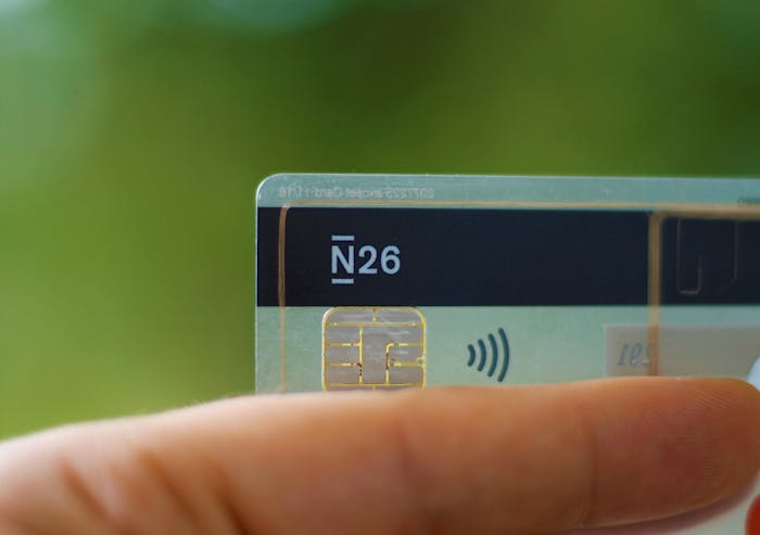 Bild på N26 kortet