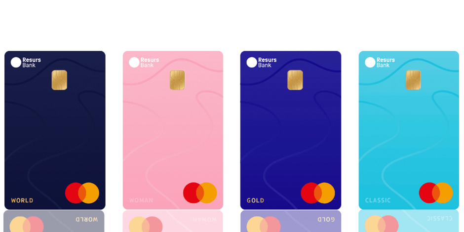 Resurs Bank kreditkort får nya namn och design