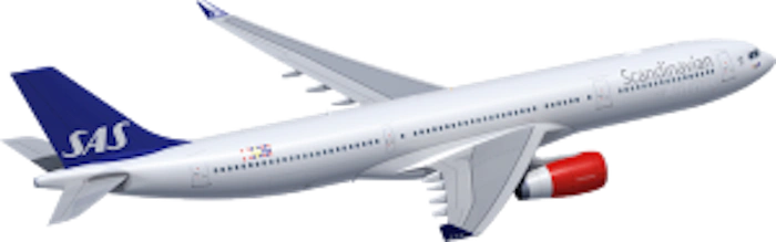 SAS flygplan